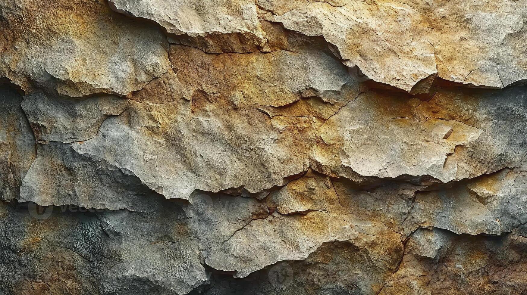 AI generated Natural sandstone surface layers background. Abstract background. photo