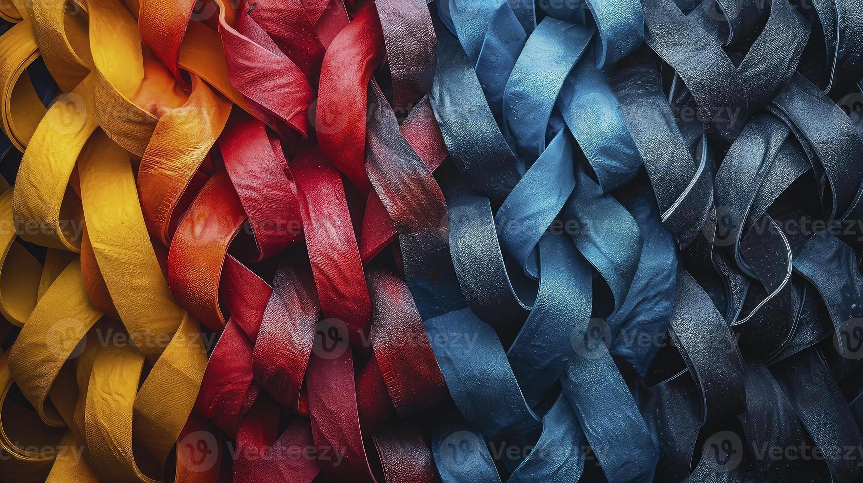 AI generated The Patchwork fabric. Multicolor Fabric Backgrounds with Artistic Flair photo