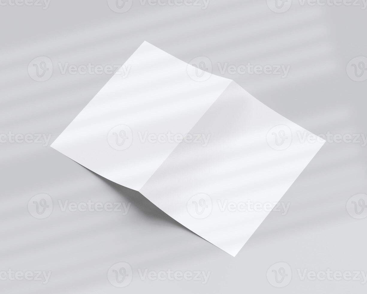 White Blank magazine mockup book mockup photo