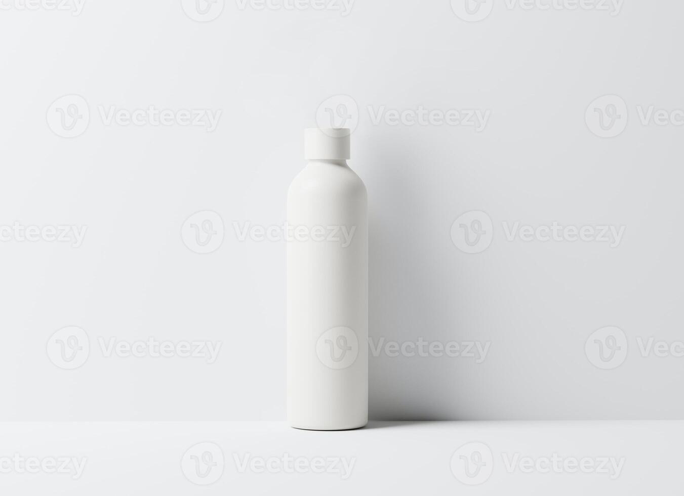 White Blank Spray Bottle Mockup photo