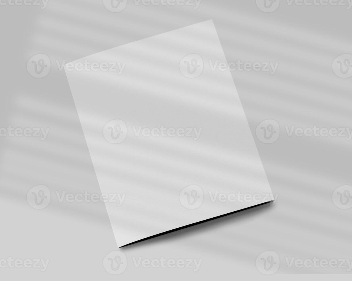 White Blank magazine mockup book mockup photo