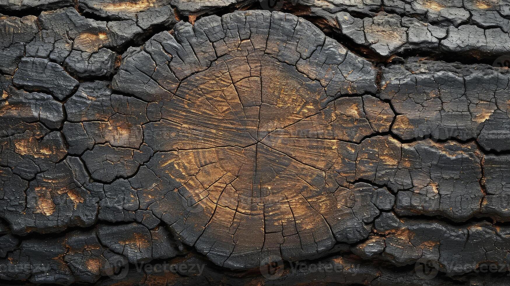 AI generated Old wooden background with interesting cracks and wood grain. top view. photo