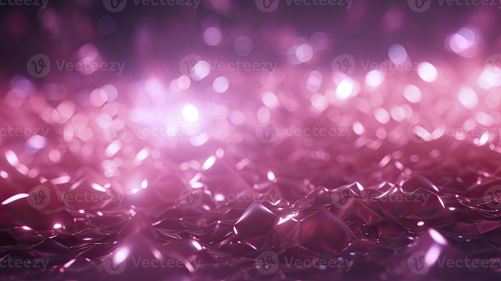 AI generated Pink glow particle abstract bokeh background photorealistic 3d render photo