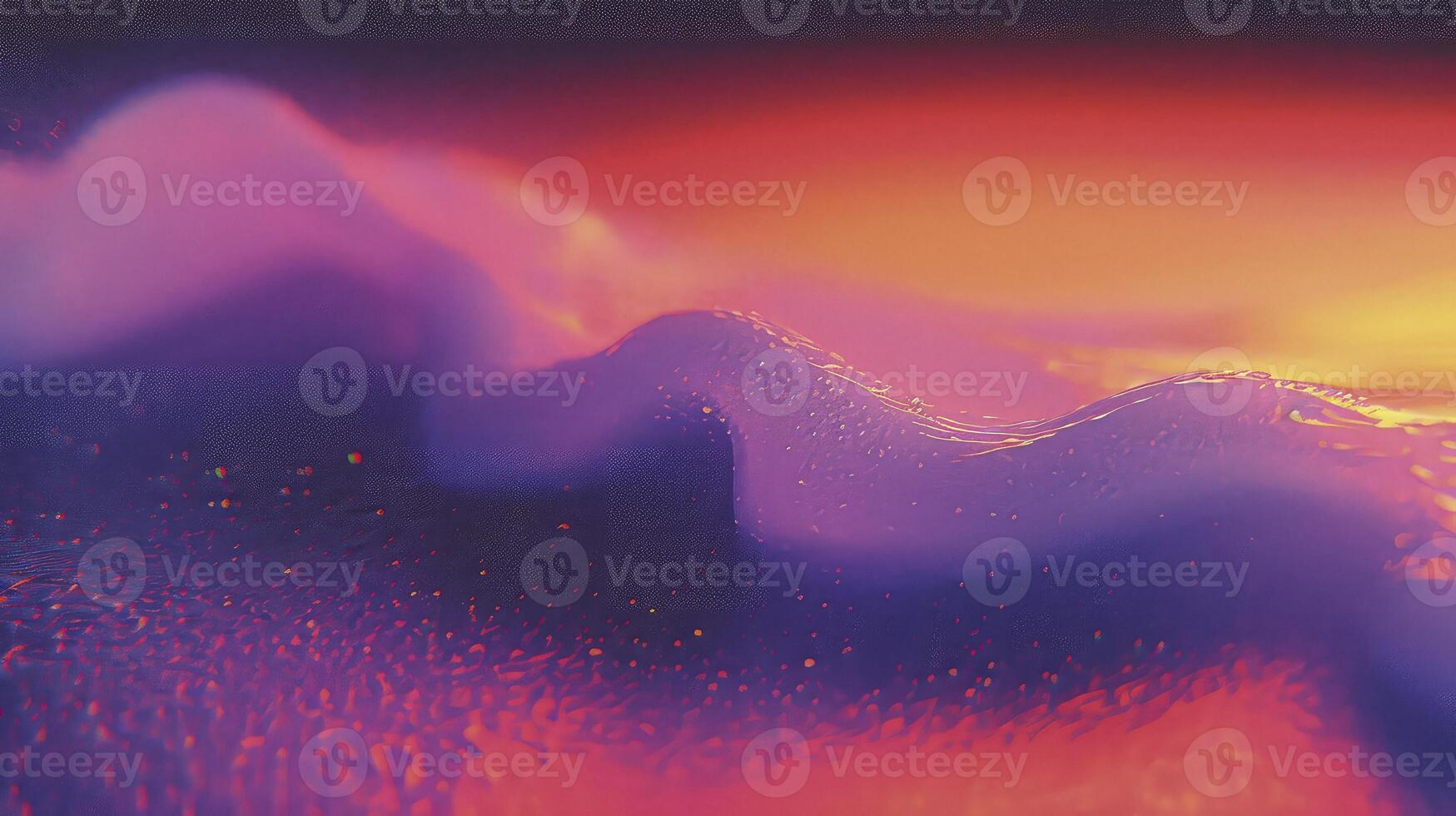 AI generated dark purple and pink grainy noise background texture, random liquid waves. medium contrast, low lighting but the colors are nice. top view. photo