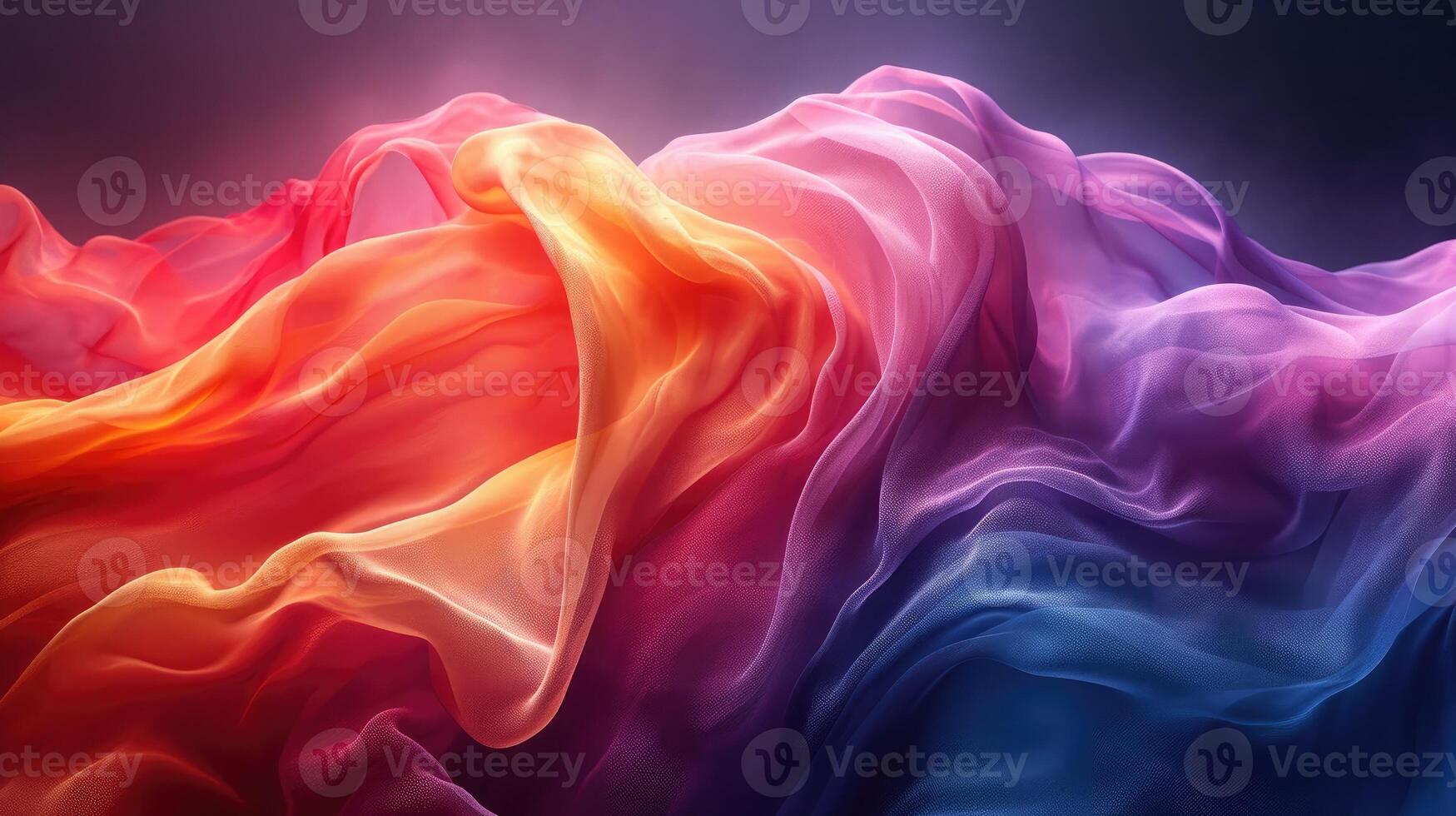 AI generated Stunning gradient wave background. Abstract Gradient background. photo