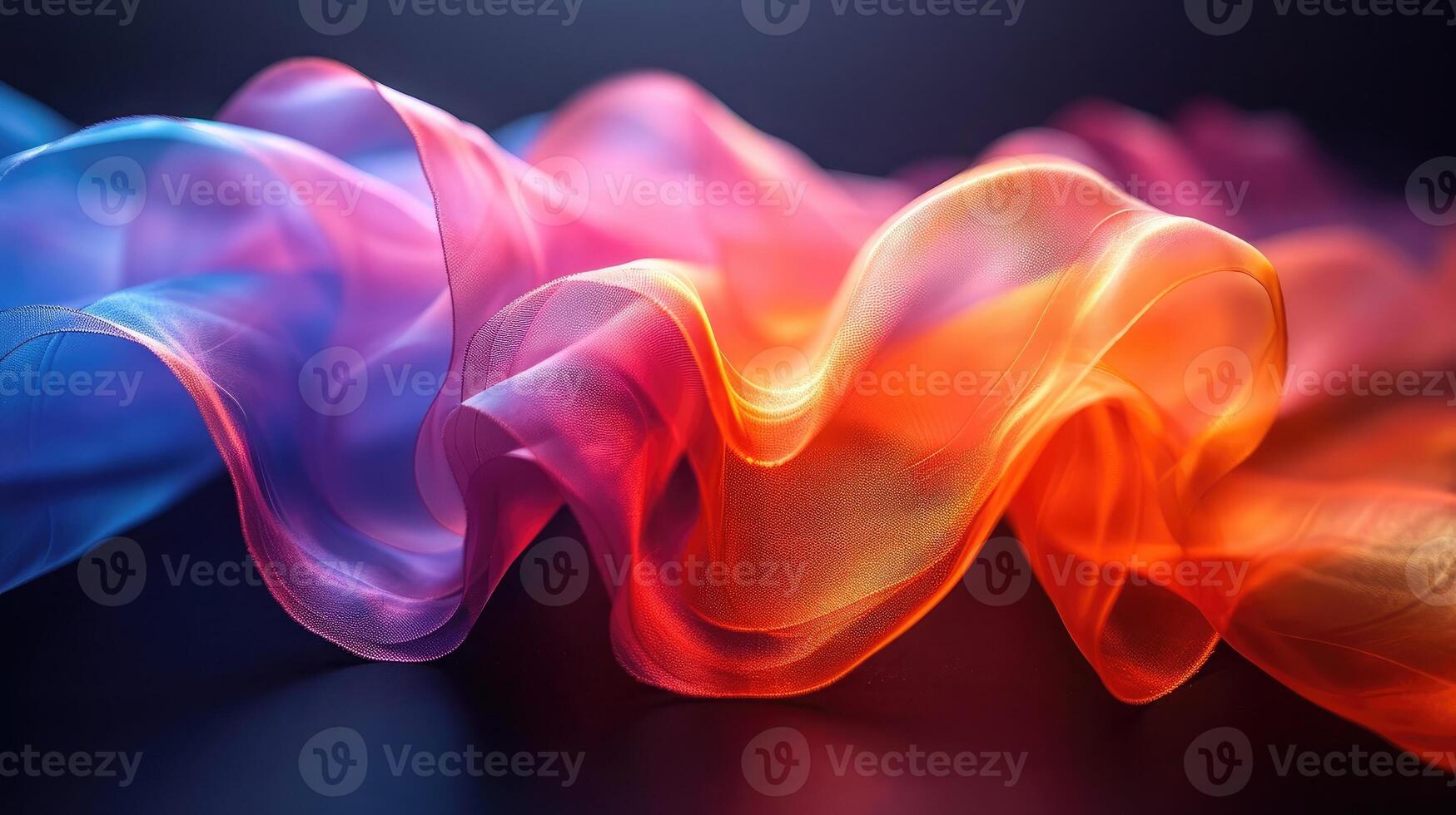 AI generated Stunning gradient wave background. Abstract Gradient background. photo