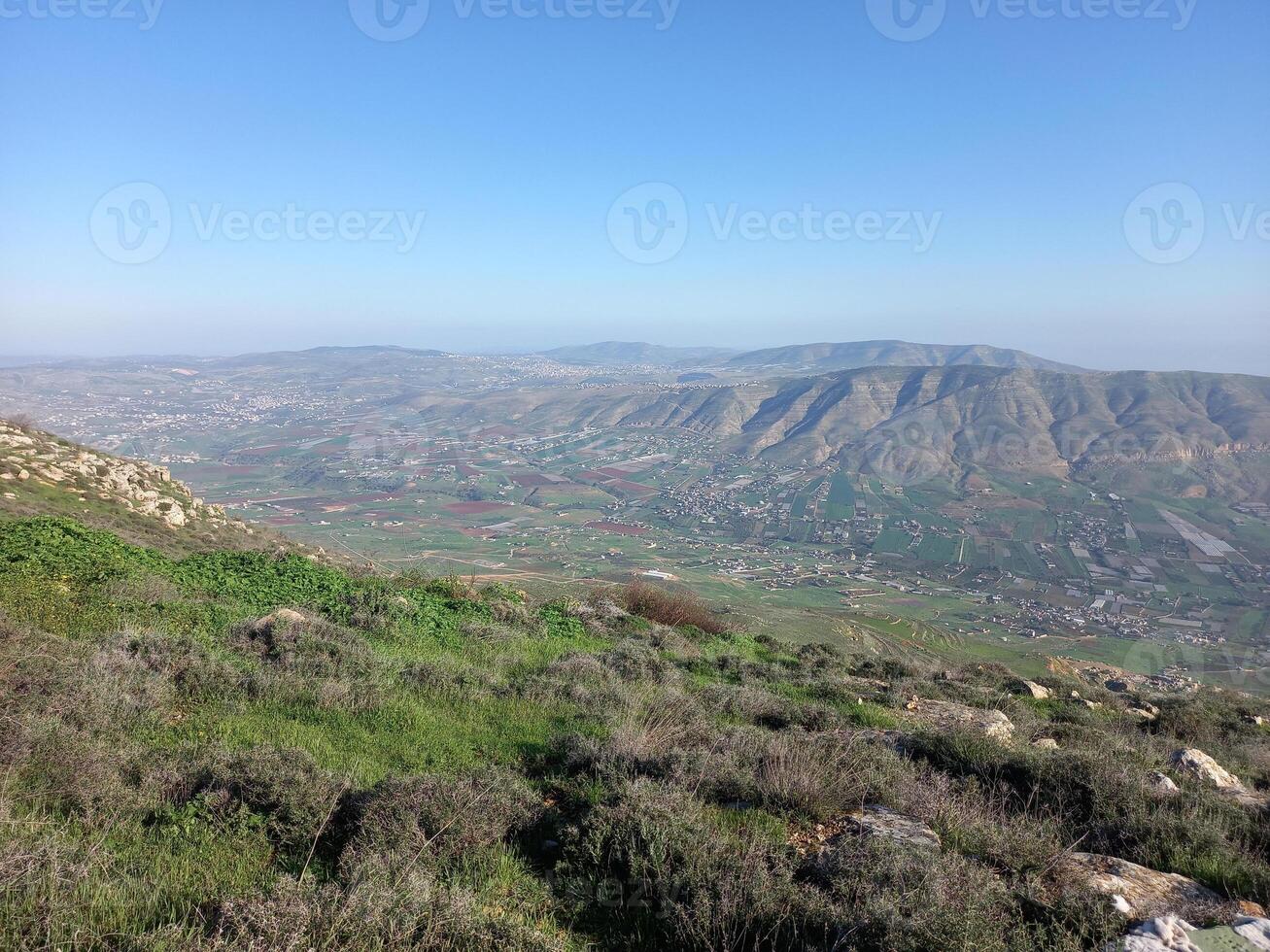 paisajes asombrosos de israel, vistas de la tierra santa foto