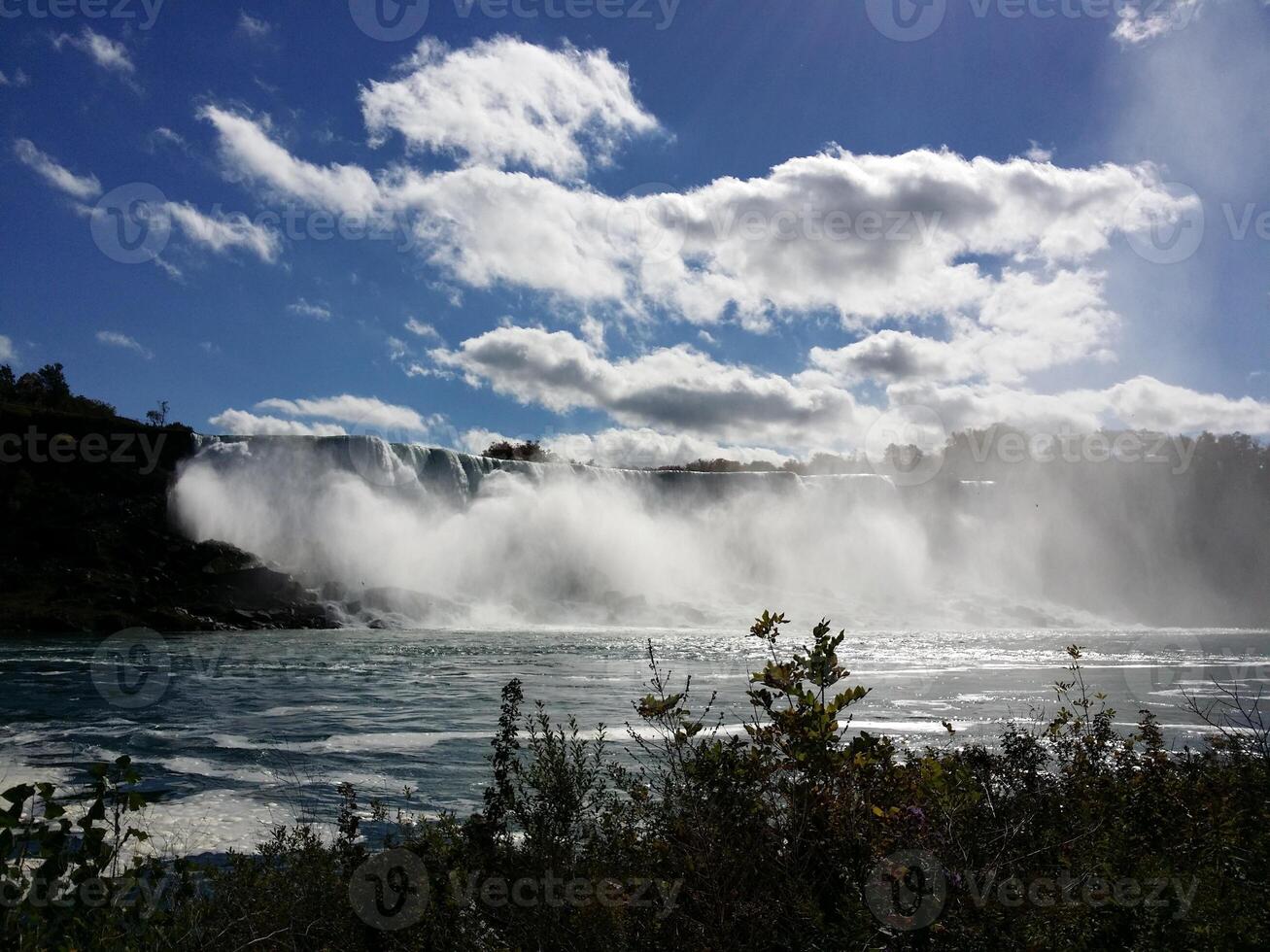 único agua puntos de vista en Niágara caídas estado parque foto