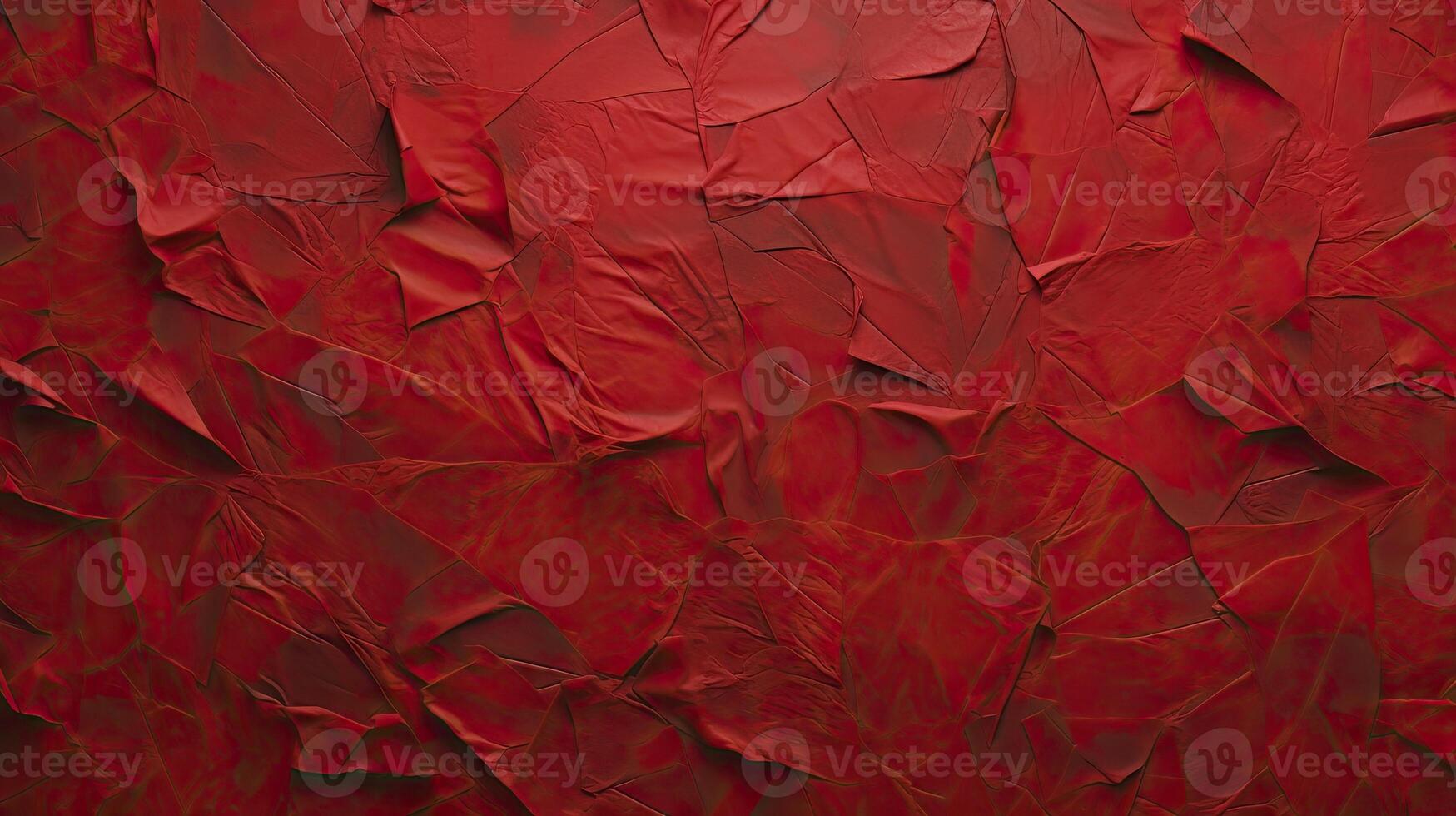 AI generated Glued red paper textured , stuck to white table, random tearing, moderate embossing, photo
