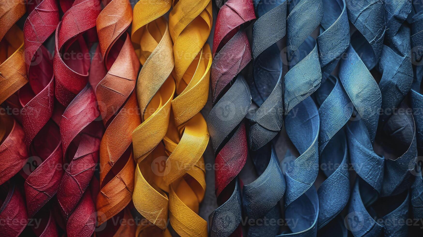 AI generated The Patchwork fabric. Multicolor Fabric Backgrounds with Artistic Flair photo