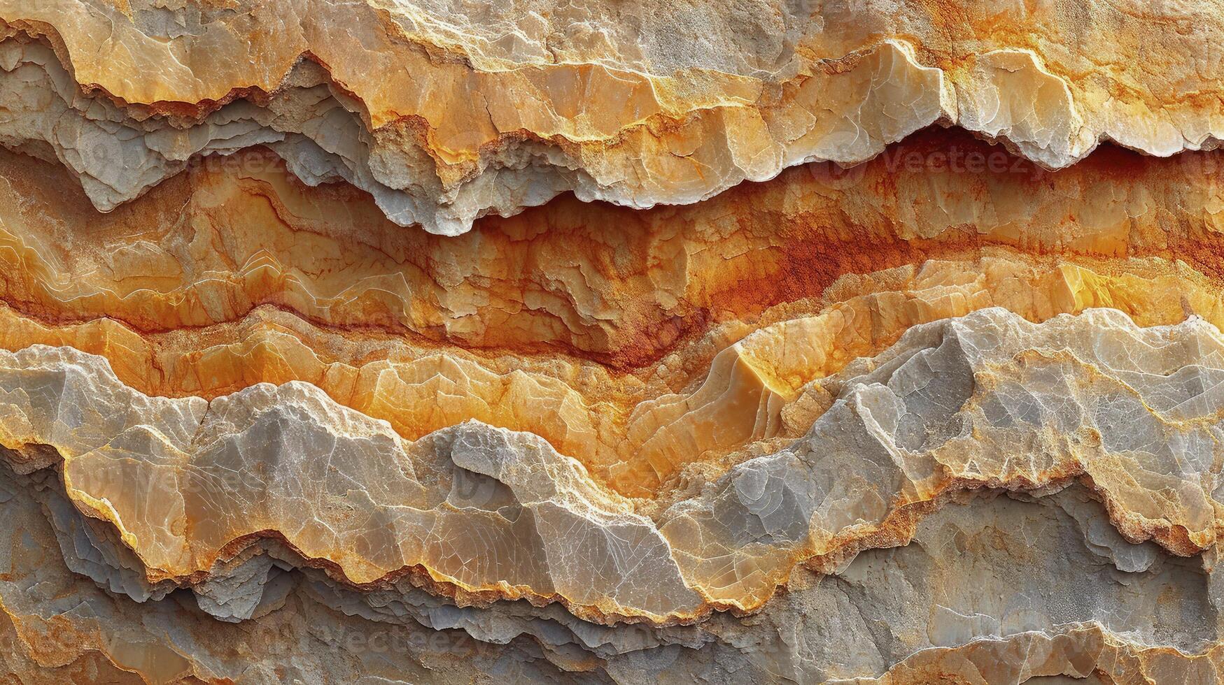 AI generated Natural sandstone surface layers background. Abstract background. photo