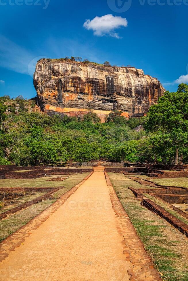 Sigiriya rock, Sri Lanka photo