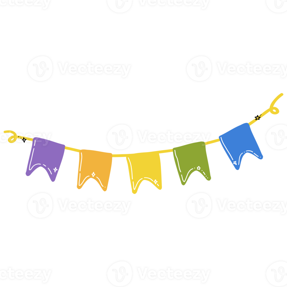 Party Buntings Illustration png