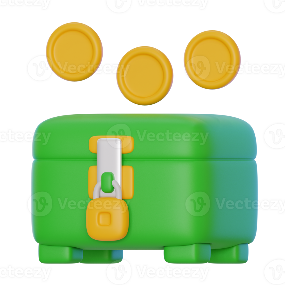 charity box 3d icon illustration. 3d rendering ramadan illustration png
