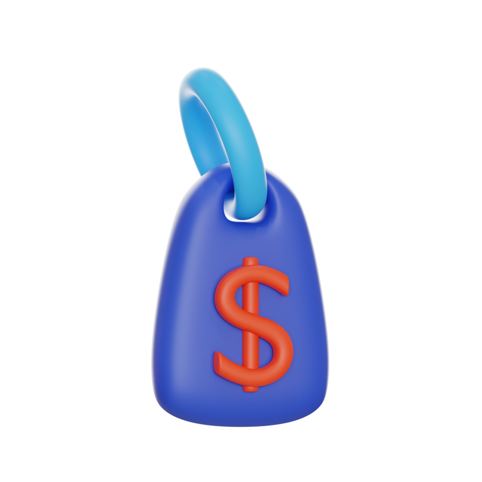 price tag 3d icon illustration. 3d online business rendering png