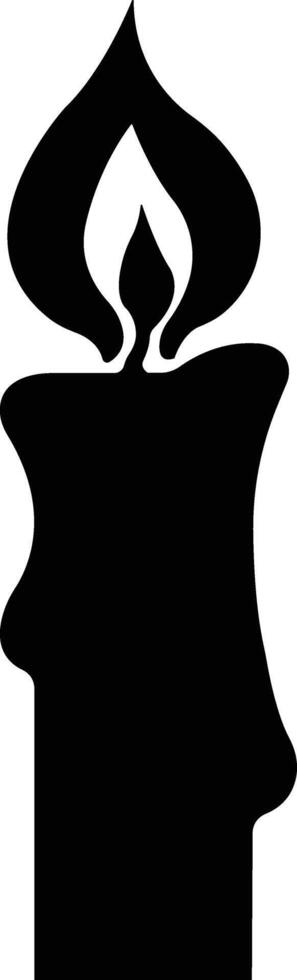 Candle icon in flat style. isolated on represent the traditions and symbolism of the Easter season Candles in candlesticks burning Candlelight flame vector for apps, web