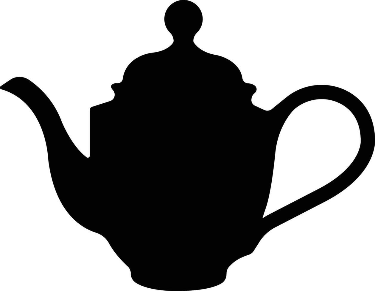 té maceta icono en plano estilo. aislado en té tetera o tetera firmar y símbolo. teteras, Bebiendo café maceta. resumen diseño logotipo Arte vector para aplicaciones sitio web