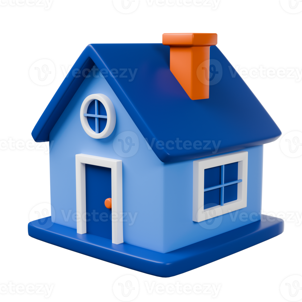 Property isolated on transparent. 3d render png