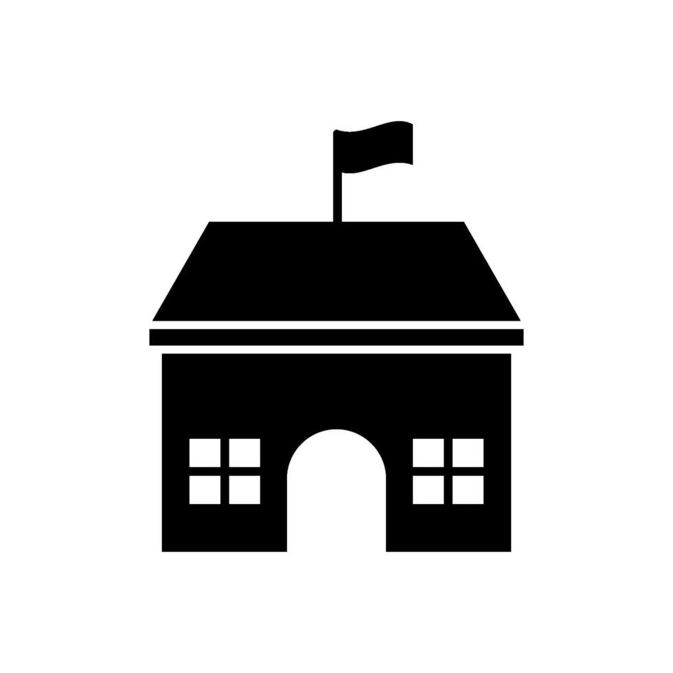 School Building icon vector design templates simple and modern