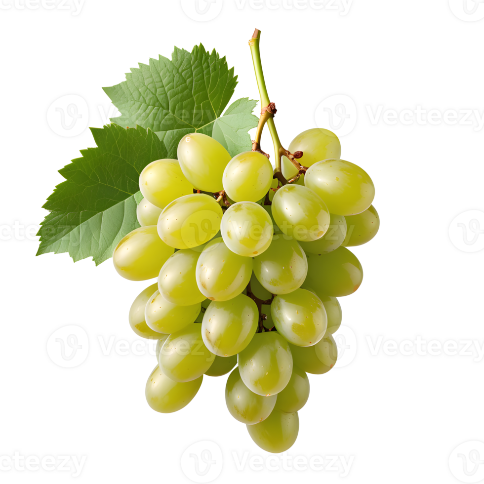 AI generated Green Grapes isolated png