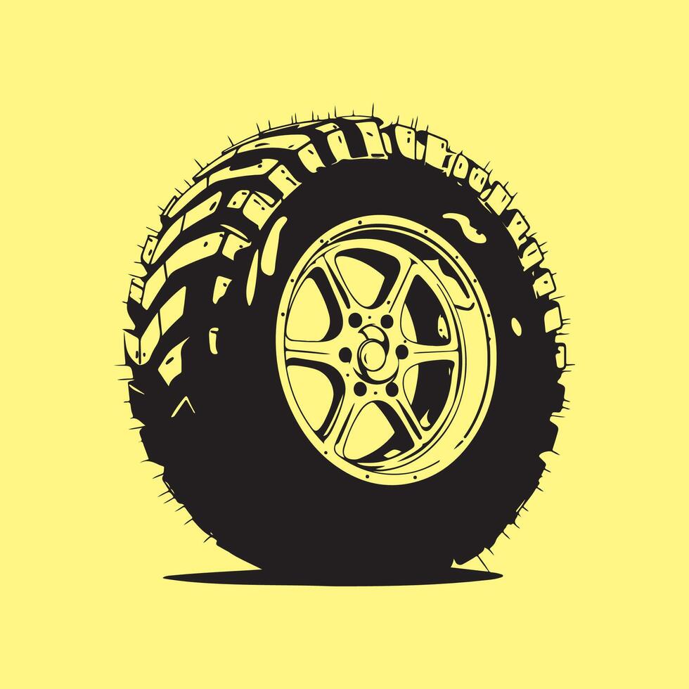 Tire Wheel Vector Images