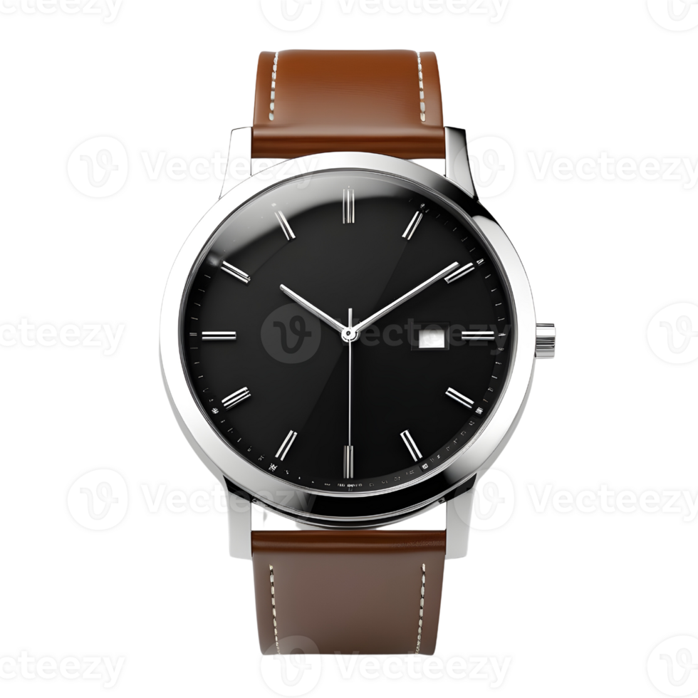 AI generated simple wristwatch isolated png