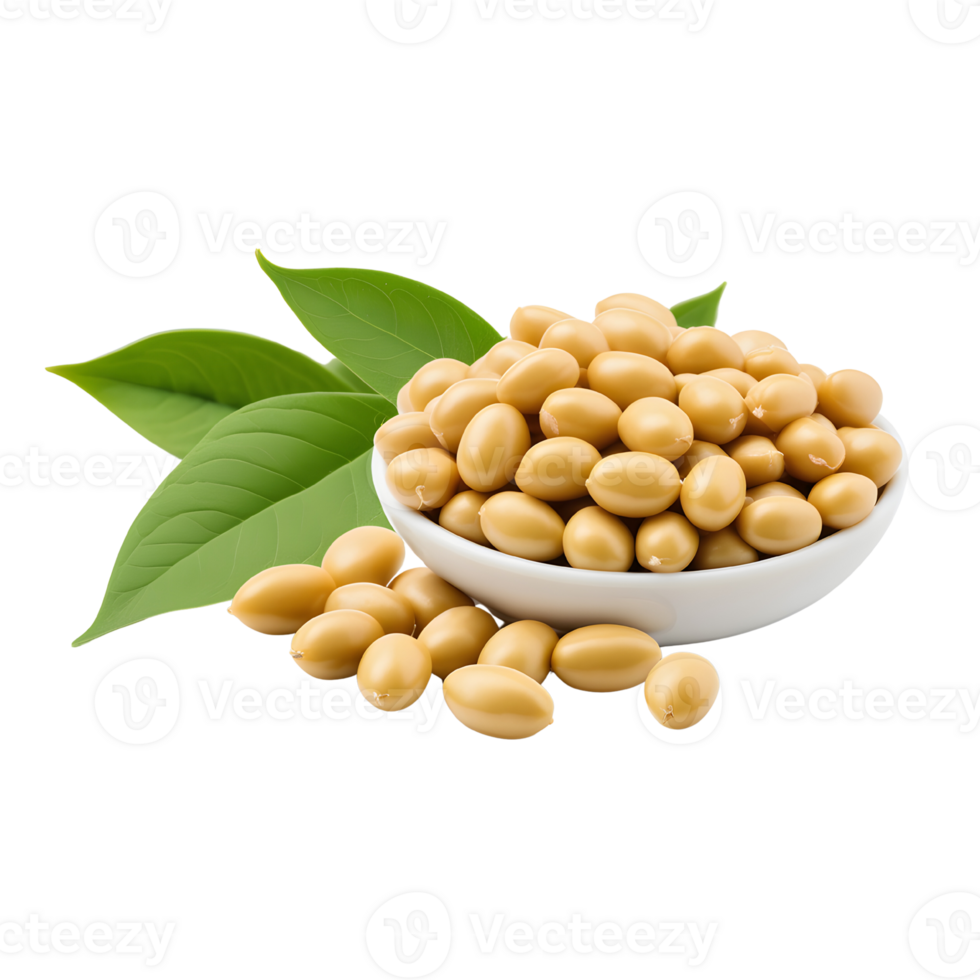 AI generated Soya beans isolated png