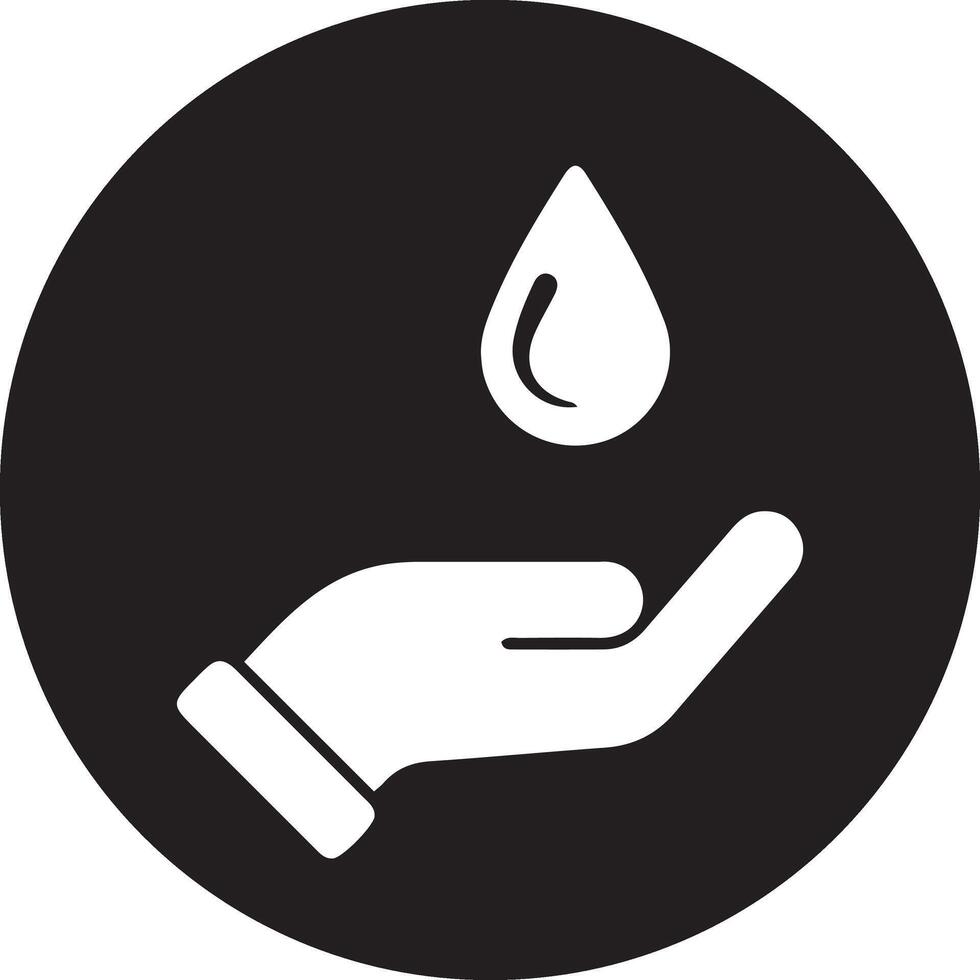 Clean water icon. sign for mobile concept and web design vector