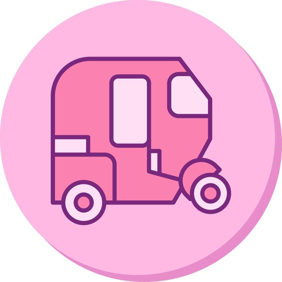 Tuk Tuk Vector Icon