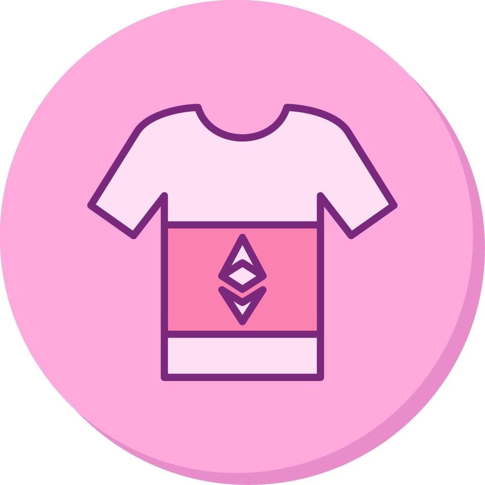 Ethereum Tshirt Vector Icon