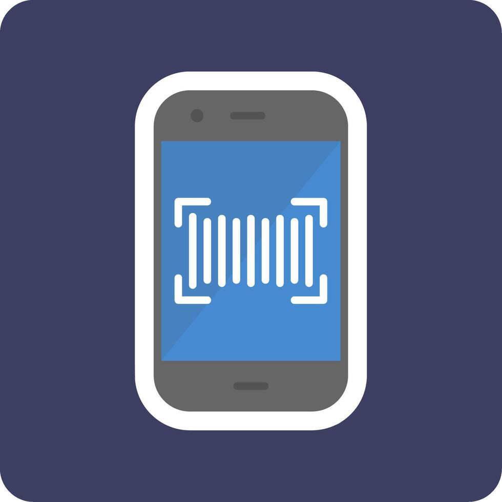 Phone Scanning Vector Icon