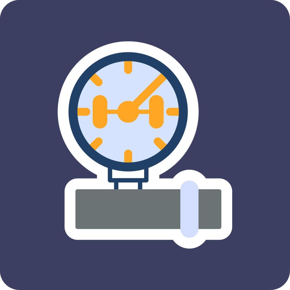 Pressure Gauge Vector Icon