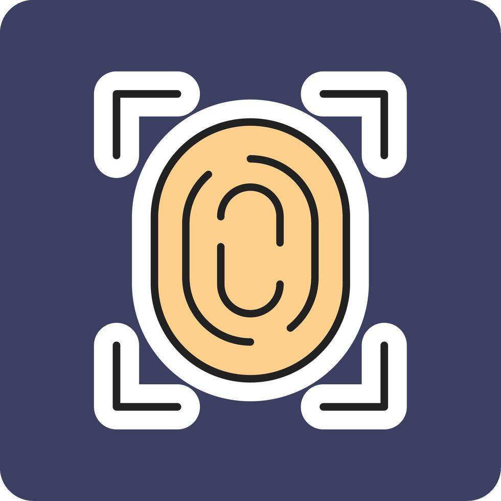 Fingerprint Vector Icon