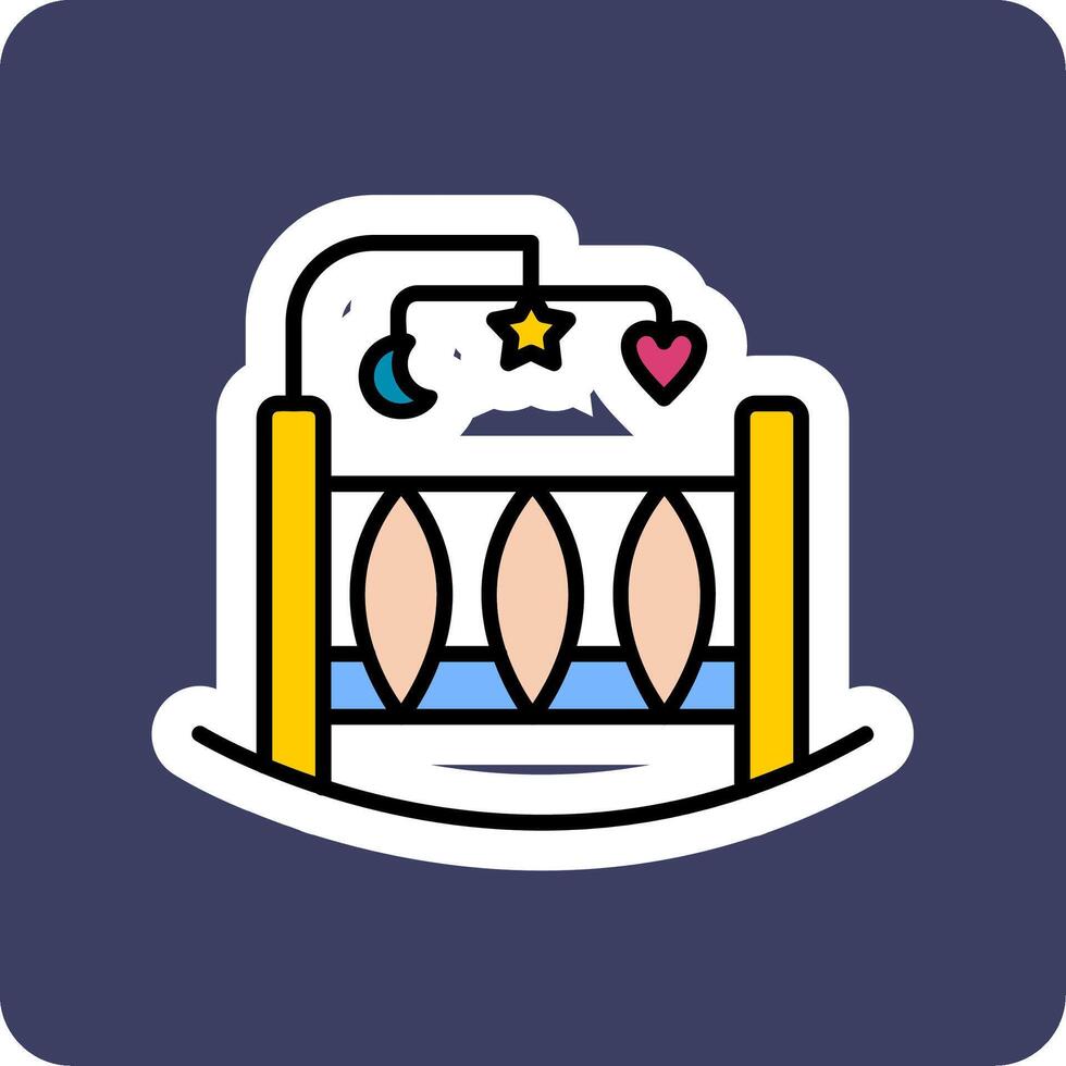 Crib Vector Icon