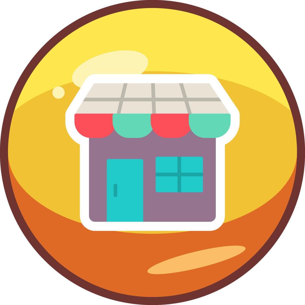 icono de vector de tienda