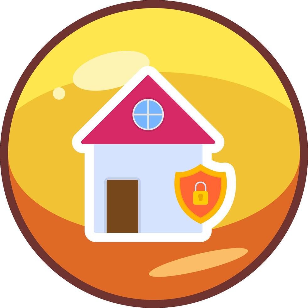 Home Security Vector Icon