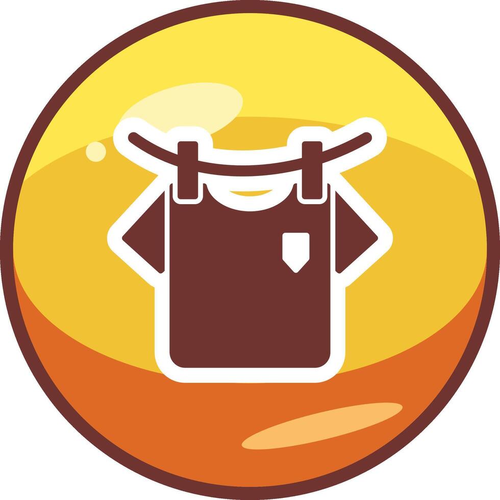 Washing Clothes Vector Icon