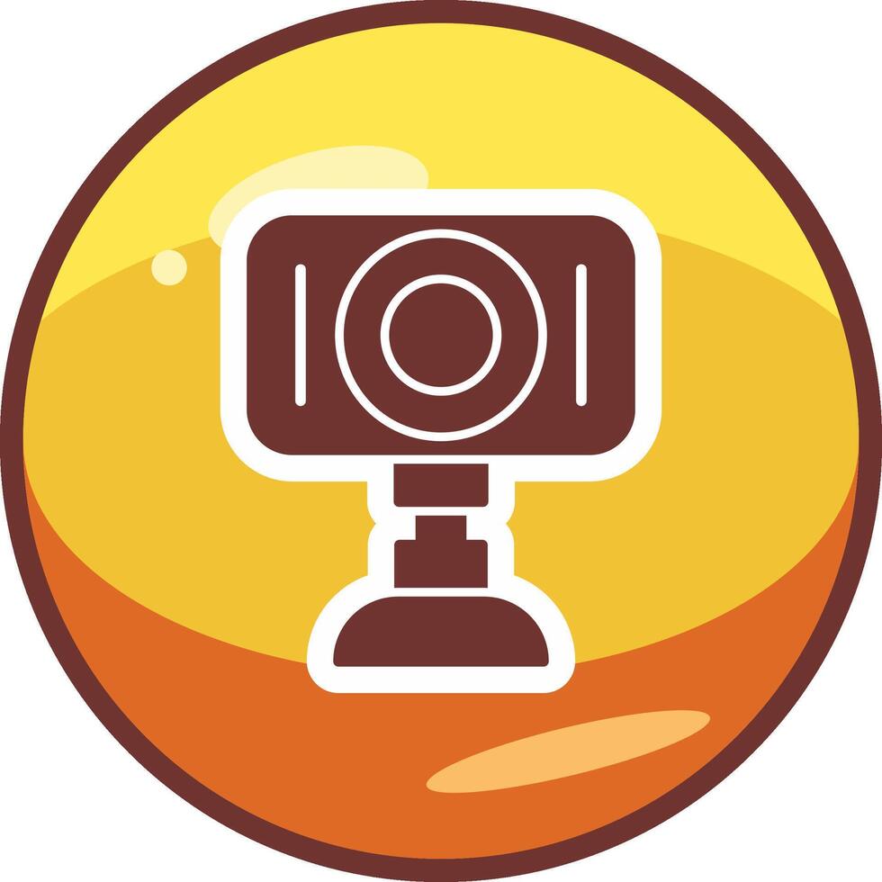 cámara web vector icono