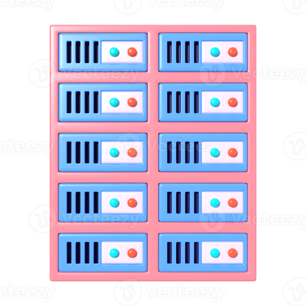 Server 3D Illustration Icon png