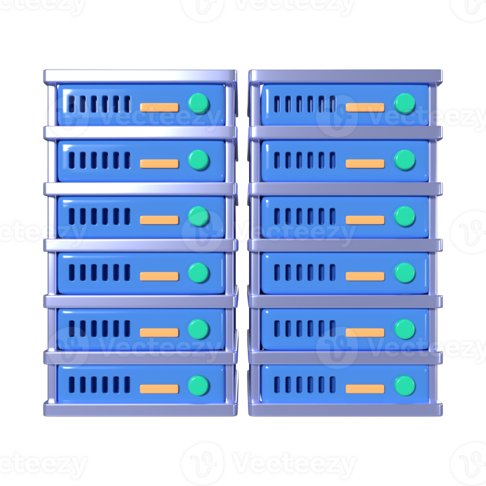 Server 3D Illustration Icon png