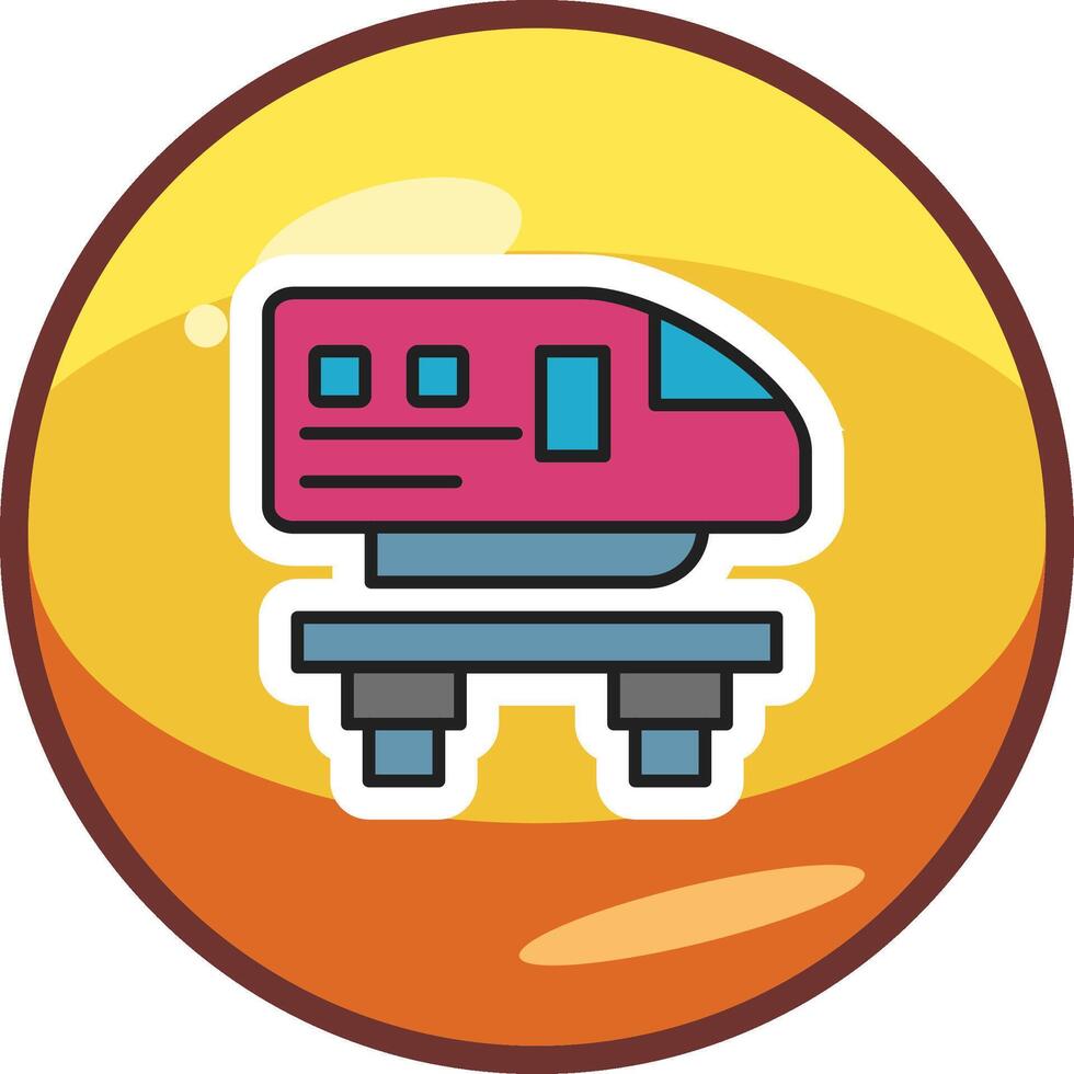 Monorail Vector Icon