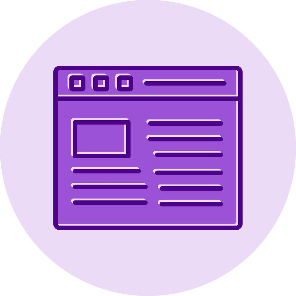 Web Page Vector Icon