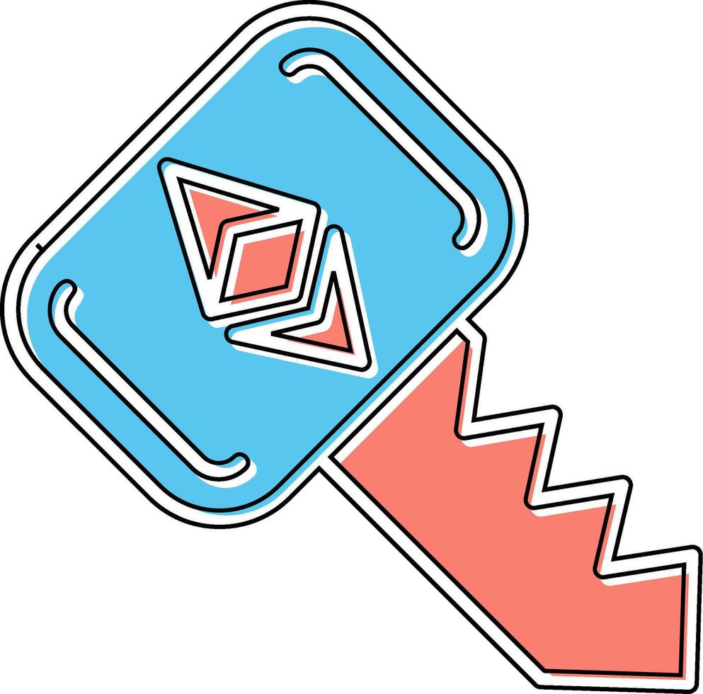 Ethereum Key Vector Icon