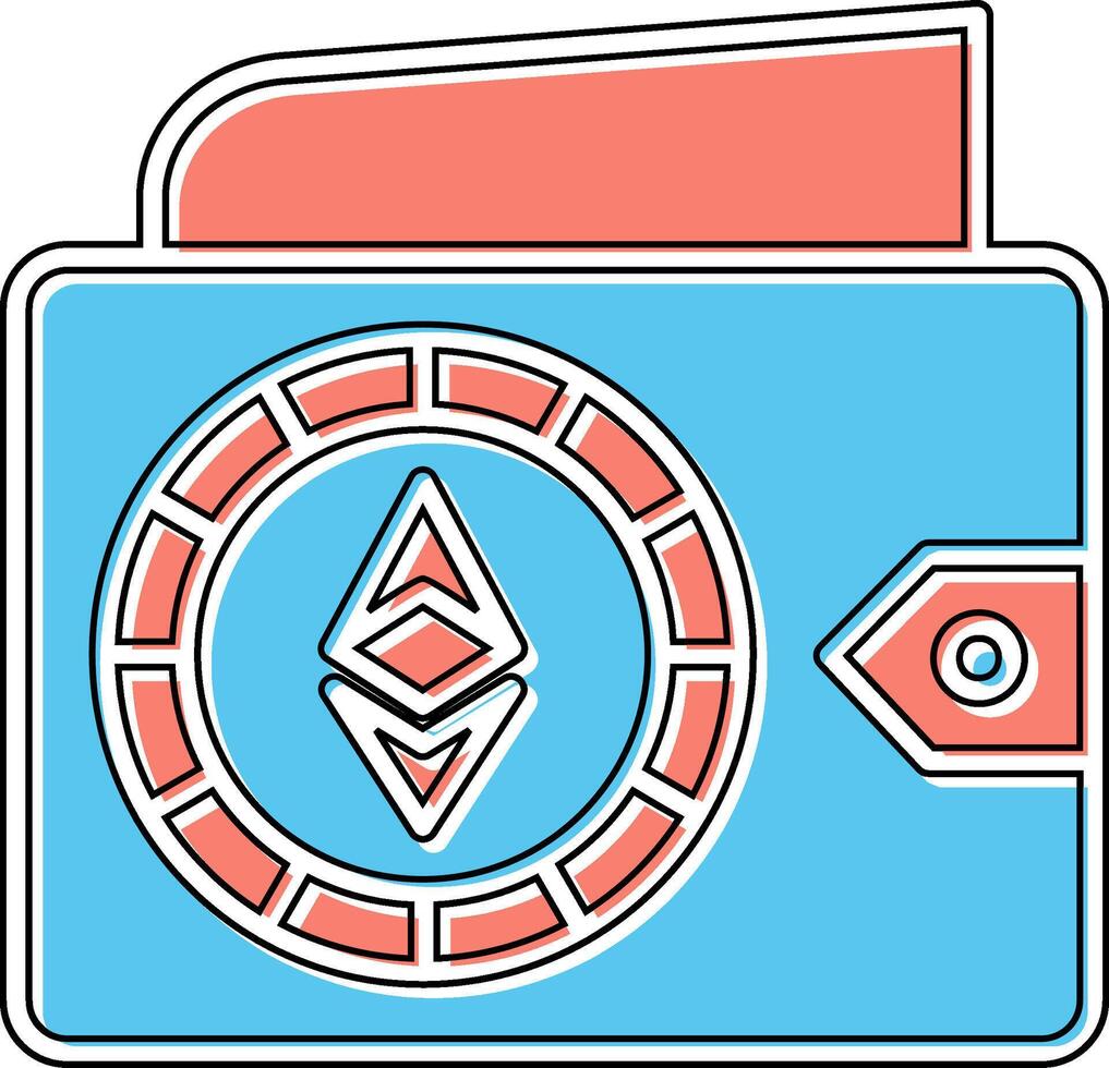 Ethereum Wallet Vector Icon