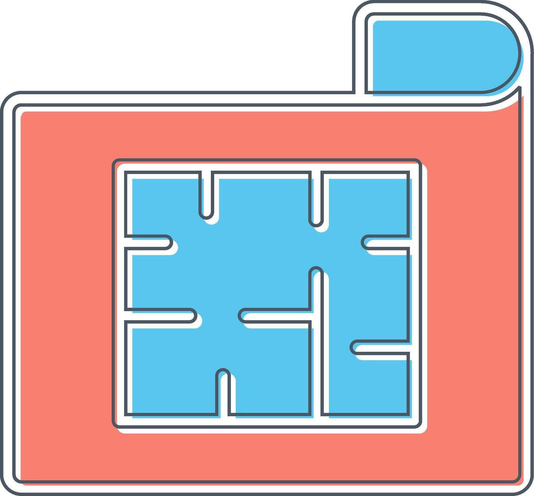 House Plan Vector Icon