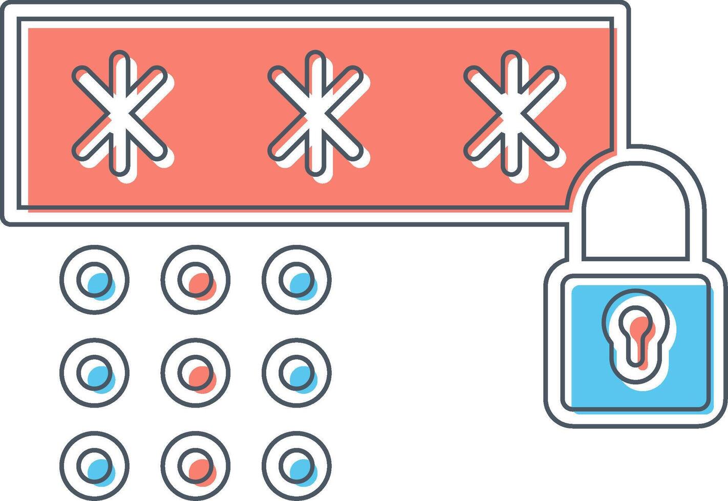 Passcode Vector Icon