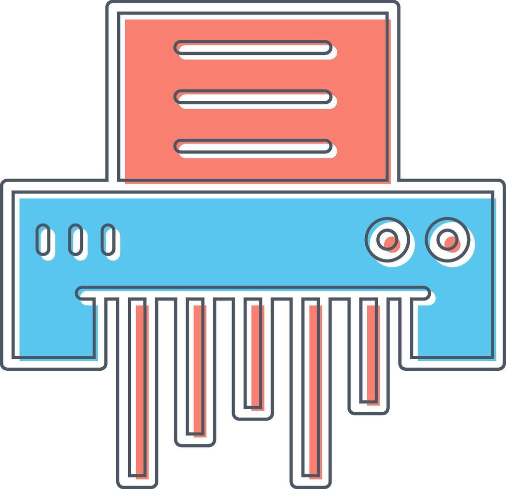 Paper Shredder Vector Icon