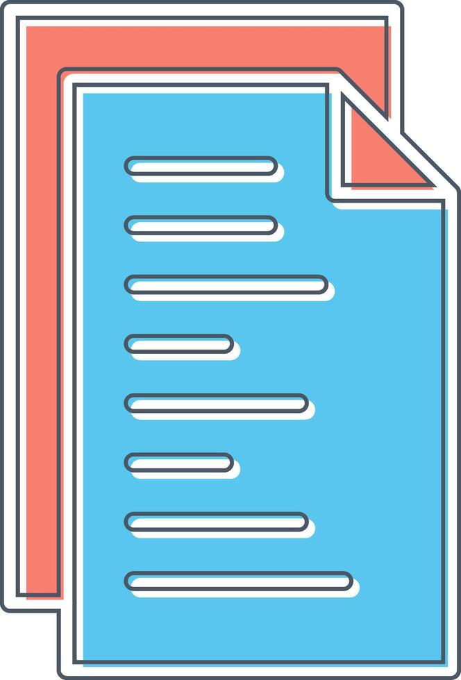 Files Vector Icon