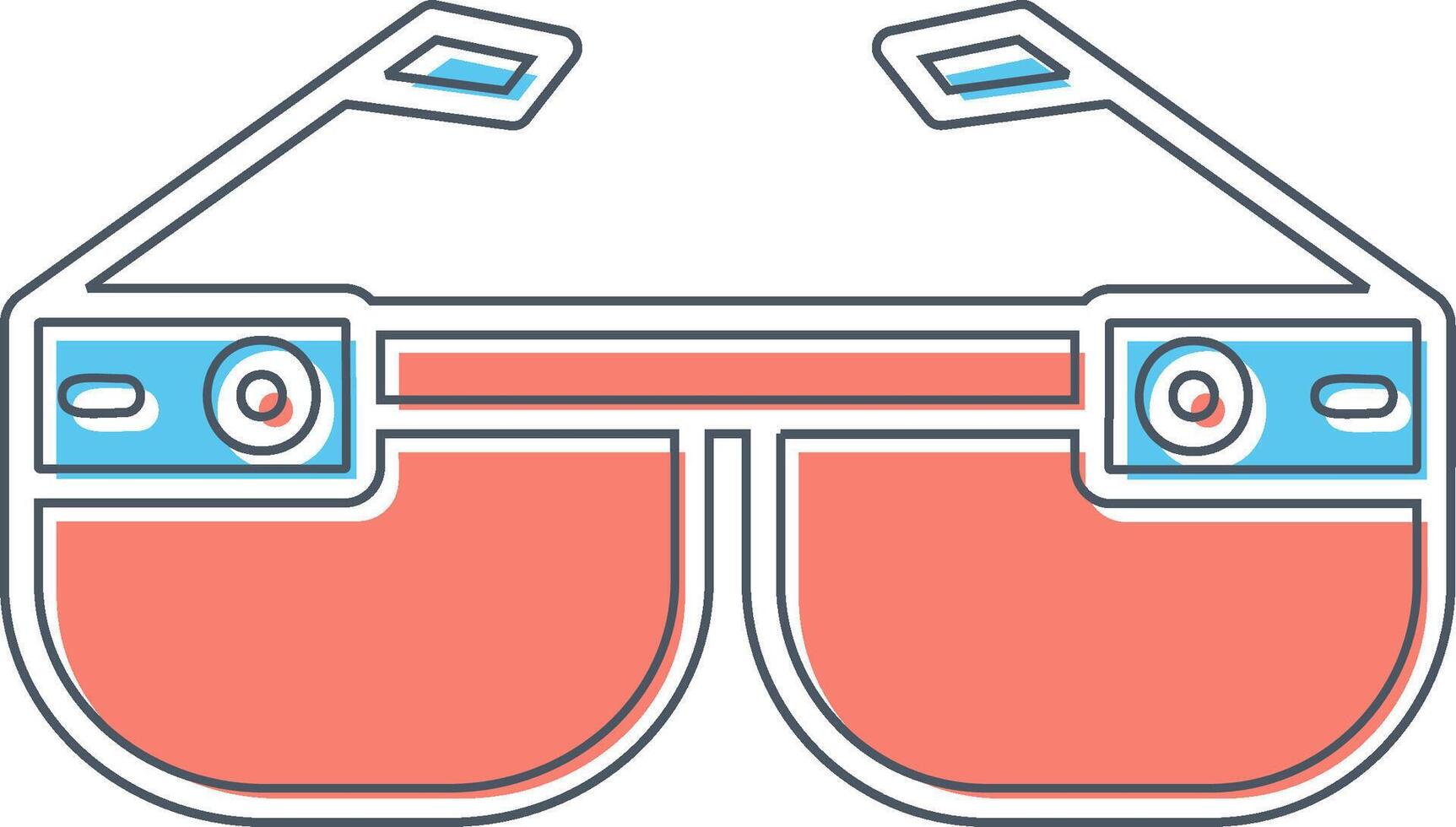 Smart Glasses Vector Icon