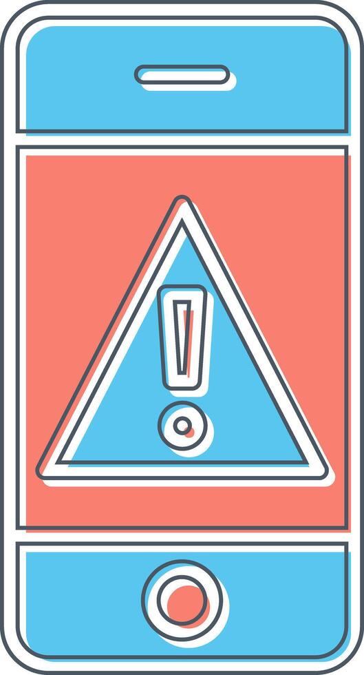 Mobile Alert Vector Icon